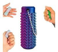 Regularlyk Portable Vibrant Colors Stim Tool, Sensory Motor Aids and Fidget Stim Tools for Adults,Compact and Calming Portable Stim Tool,Fidget Toys,for Focus,Stress Relief (Purple)