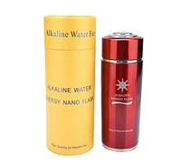 Regulate,Boost,Create Alkaline Water Bottle with Strong Antioxidant Potential Portable Nano Balance Cup Flask for Yin and Yang Balance (Red)