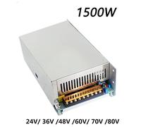 Regulated Switching Power Supply,Dc Power Supply 1500w Switching Power Supply 24v 36v 48v 60v 70v 80v Single Output Ac Dc 110V Or 220V For Transformer Strip(Size:60V 25A)