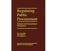 Regulating Public Procurement: National and International Perspectives