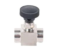 Regulating Valve 304 Stainless Steel, Female G Thread Precision Micro Adjustment Flow Valve 1 Piece(3/8)