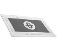 Drakes Pride Regulation Bowls Foot Mats (pack of 6, black with white border)