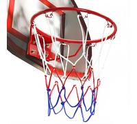 Regulation Style Goal Rim - Weather Resistant for Basketball Accessory | Sturdy Steel Replacement Ring with Net, Performance Training Gear for Driveway Court Park Backyard, 12.6x12.6 inch