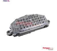 Blower regulator resistor for vehicles with air conditioning 0917767 METZGER