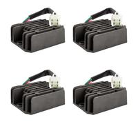 Regulator Rectifier A33G-4X 4 Wire Full Black 12V DC Compatible With Motorcycle Quad
