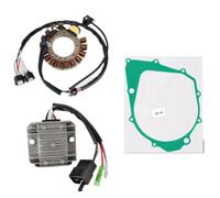 Regulator Stator Coil Gasket Kit Compatible With Yamaha YFM350X Warrior 350 87-95 YFM350ER Moto-4 350 YFM350 YFM350FW Big Bear 350 4WD 90-94