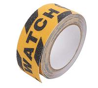 Non-Slip Tape, Watch Your Step Anti Slip Tape, Yellow PVC Floor Stair Step Abrasive Caution Safety Tape Sticker, for Stair, Toilet, Swimming Pool and Floor to Avoid Slippage(Length 5m x Width 48mm)