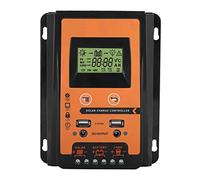 Regun MPPT Solar Charge Controller, 12V/24V LCD Display Battery Intelligent Regulator Dual USB for Lead-acid Battery(30A)