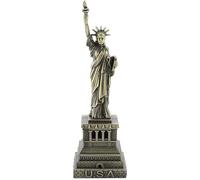 Regun Statue of Liberty Model, Statue of Liberty Figurine, Metallic Statue, Copper American New York Figurine Souvenirs, for Home Decoration Metal Gifts(5.90inch)