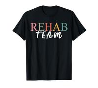 Rehab Team Having Fun And Getting It Done Black Unisex-Adult T-Shirt