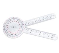 Rehabilitation Advantage 12” Orthopedic ROM Gauge - Therapy Goniometer & Joint Angle Measurement Tool for PT, Chiropractic, Sports Medicine, Rehab, Knee & Arm Mobility Testing