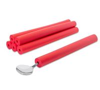 Rehabilitation Advantage Closed Cell Foam Tubing for Utensil Support, Red, 6 Count (Pack of 1)