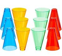 Rehabilitation Advantage Stacking Hand Replacement Cones, Set of 12, Multicolor