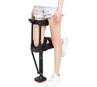 Rehabilitation aid， Adjustable Hand Free Knee Crutch Single Leg Telescopic,Height Mobility Support for Ankle Fractures Load-Bearing 220LBS(Right)