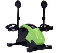 Rehabilitation Exercise Bike Foot Pedal Exerciser Foldable Portable Foot, Hand, Arm, Leg Exercise Pedaling Machine Folding Mini Stationary Bike Pedaler(A Pair Brackets)