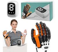 Rehabilitation Gloves, Robot Hand, Finger Rehabilitation Glove for Hand Exerciser, Trainer Robot Glove, Robotic Gloves for Stroke Hemiplegia Fingers Strength Training Device (Right- L)