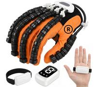 Rehabilitation Robot Glove, Finger Rehabilitation Glove with 9 Adjustable Modes & 4 Programs, Independent Finger Switch, LCD Screen Portable Hand Exerciser for Post-Stroke & Hand Disability (Right)