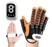 Rehabilitation Robot Glove for Stroke Hemiplegia Stroke Recovery Equipment Robotic Hand Trainer for Nerve Injury Pain Relief with Mirror Therapy Technology Fingers Strength Training Device (Right, L)