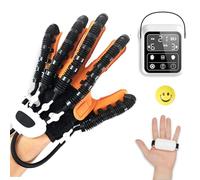Rehabilitation Robot Glove for Stroke Recovery - Robotic Hand Therapy Glove for Left or Right Hand Fingers Strength Training Device for Hemiplegia for Hand Mobility & Rehab Training (Left Hand - M)