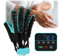 Rehabilitation Robot Gloves for Hand Dysfunction Patients and Hand Exercise Recovery Equipment, Self-Training Finger Rehabilitation Equipment(Right,XX-Large)