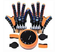 Rehabilitation Robot Gloves for Hand Function Training, 5 Exercise Modes, USB Rechargeable, Pulse Hot Compress Massage