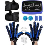 Rehabilitation Robot Gloves for Hand Therapy, Automatic Mode, Mirror Mode, Massage and Finger Training, Left and Right Hand
