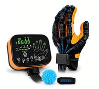 Rehabilitation Robot Gloves for Stroke Hemiplegia, Hand Exerciser Robotic Hand with 4 Modes & 8 Intensities, Single Finger Control, Rechargeable Stroke Rehab Equipment for Home Use