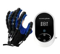 Rehabilitation Robot Gloves for Stroke Recovery, Hemiplegia Finger Trainer with Mirror Therapy, 3 Modes & 9 Intensity Levels for Grip Extension Exercises
