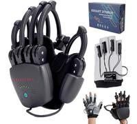 Rehabilitation Robot Gloves, Hand Function Rechargeable Rehabilitation Gloves, Hand Therapy Gloves with Mirror Function, Stroke, Hemiplegia Rehabilitation Glove