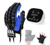 Rehabilitation Robot Gloves Hemiplegia Hand Stroke Recovery Equipment, Hand Dysfunction Training Device for Stroke, Finger Orthosis for Finger Cramps (L - Left)