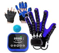 Rehabilitation Robotic Gloves for Hand Finger Training Stroke Hand Splint, Mirror Mode, LCD Screen Display, Single Finger Training