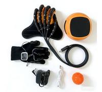 Rehabilitation Robotic Gloves for Stroke Hemiplegia Recovery Hand Function Training Finger Exerciser Device for Finger Strengthening and Home Hand Therapy Exercises Portable(Left,S)