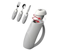 Rehabilitative Dining Aid with Shock Absorption Technology Soft Silicone Universals Tableware Grip for Daily Meal Assistance Hand Shake Assistive Dining Tool