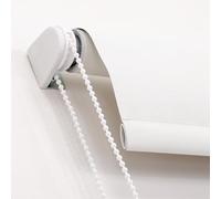 Rehan & CO Blackout Roller Blinds Custom Made to Measure Thermal Insulated Fabric Child Safe Easy fit window Blinds for Home & Office Blind (White, 90Wcm x 210Hcm)