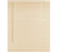 REHAN & CO PVC Wooden Grain Venetian Blinds 25mm Slats - Made to Measure Wood Effect Windows Blind, Easy Fit Child Safe Shutters for Home & Office (Natural, 170W x 213H cm)