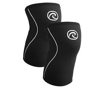 Rehband 5mm Knee Sleeves for Functional Training, Cross-Training & Powerlifting, Weightlifting Knee Support made of Neoprene, Unisex, Colour:Black - 1 Pair, Size:XX-Large