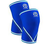 Rehband 7051 Classic 7mm V-Knee-Sleeve for Weightlifting, Competition Grade Powerlifting Knee Sleeve, Compression Sleeve for Crossfit, Squats, Gym, Colour:Blue - 1 Pair, Size:X-Large