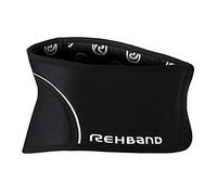 Rehband Back Support Black, Lower Back Support Belt made of 5mm SBR/Neoprene, Stabilization Belt for Back & Lumbar Spine for Sports & Daily Life, Colour:Black, Size:Large