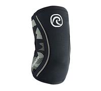 Rehband Elbow 5mm Compression Sleeve, Neoprene Elbow Sleeves for Weightlifting, Anatomical Design, Non-Slip & Close Fitting, Elbow Support Unisex, Colour:Camo, Size:X-Small