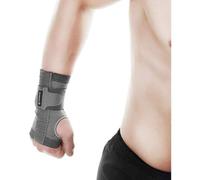 Rehband QD Knitted Wrist Support Grey Gym Adjustable