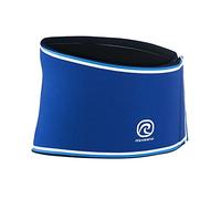 Rehband Rx Original Back Support, back compression 7mm neoprene, strong support and high stability for lower back, weightlifting fitness support, Colour:Blue, Size:Medium