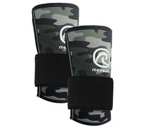 Rehband RX Wrist Support Power Max, 3-in-1 Neoprene Wrist Sleeve + Wrist Wrap for Strength Training, Protects during Kettlebell Training, stabilizes wrist, Colour:Camo, Size:Large
