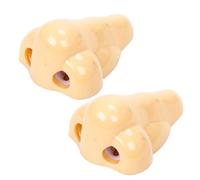Reheyre 2Pcs Funny Nose Pencil Sharpeners, Novelty Pen Sharpener School Supplies Gag Gift for Kids, Student, Boys and Girls 2pcs