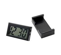 Reheyre Car Dashboard Clock, Electronic Clock Self-adhesive Mini LCD Display Large Screen Table Dashboard Desk Digital Clock for Car, Rectangle Ultra-Thin Car Clock A