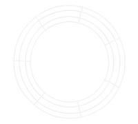 Reheyre Floral Hoop Wreath, Metal Floral Hoop Centerpiece, Wedding Circle Backdrop Stand Frame, Wreath Macrame Metal Floral Hoops for DIY Wedding Nursery Indoor Outdoor Party Decoration White 40cm