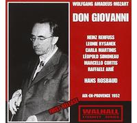 Rehfuss / Cortis / Rysanek / Martinis / Simoneau / Alarie / Arie / Rosbaud - Mozart - Don Giovanni 1952