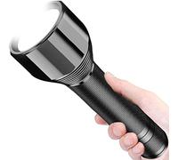 REHKITTZ Torch Led Super Bright 3000 Lumens Long Working Time Camping Adjustable Focus Flashlight with 5 Light Modes
