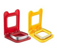 Rehmanniae 2 Sandwich Cutter and Sealer, Sandwich for Kids Lunch, Uncru Stables Sandwich Maker, Square Sandwich Decruster Mold, Decruster Sandwich Maker for Breakfast, Lunch Box