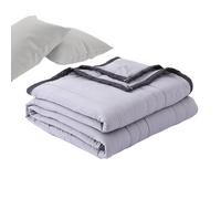 Rehmanniae Cooling Blanket for Summer, Summer Blankets, Cooling Throw Blanket, 150x200cm Thin Cooling Blanket, Light Weight Cooling Comforter Machine Washable for Sleep, Nap, Travel, Gray