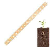 Rehmanniae Garden Planting Ruler, Wooden Interval Ruler Seeder Tool, Spacer Planter Tool for Precise Planting & Spacing, 31.5 Inches